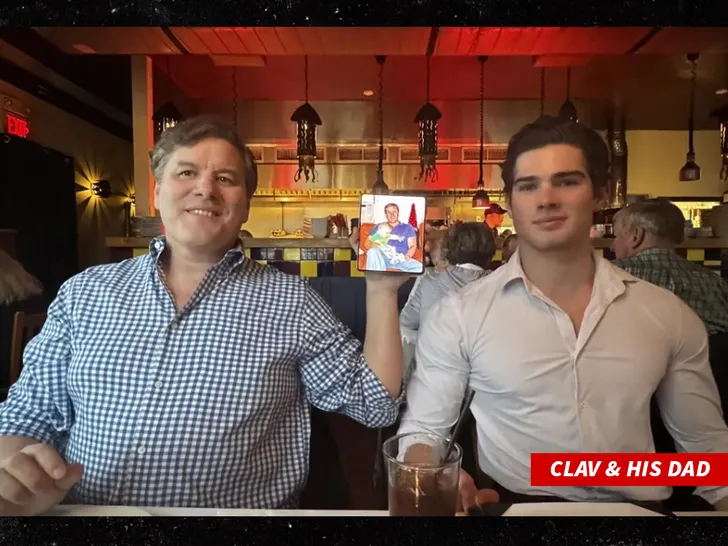 Clav and his father Instagram