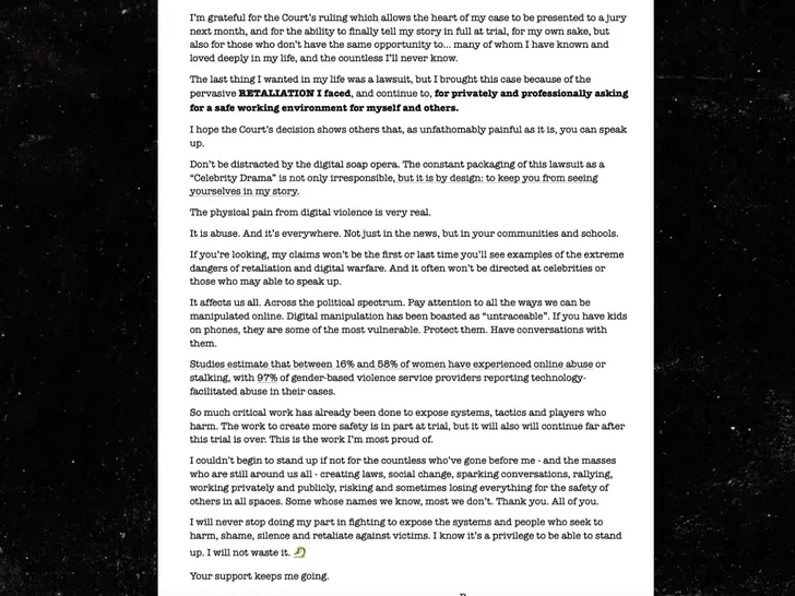 Blake Lively comments on Instagram