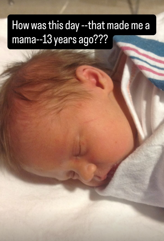 Photo shared by Jenna Bush Hager on Instagram on April 13, 2026 to celebrate her daughter Mila's 13th birthday