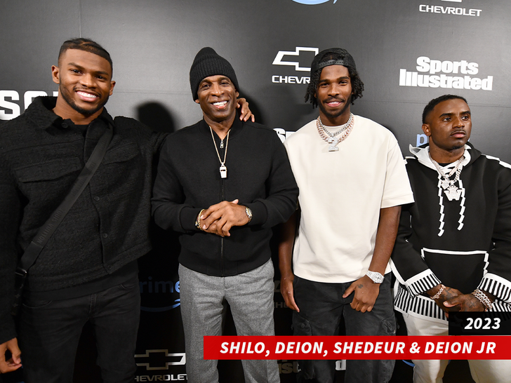 Shilo Deion Shedeur Deion Jr Sanders Under Getty