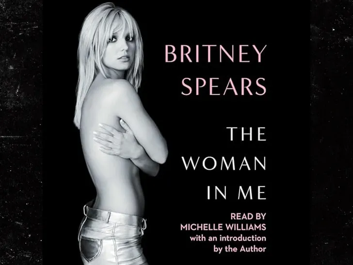 Britney Spears with her book The Woman In Me