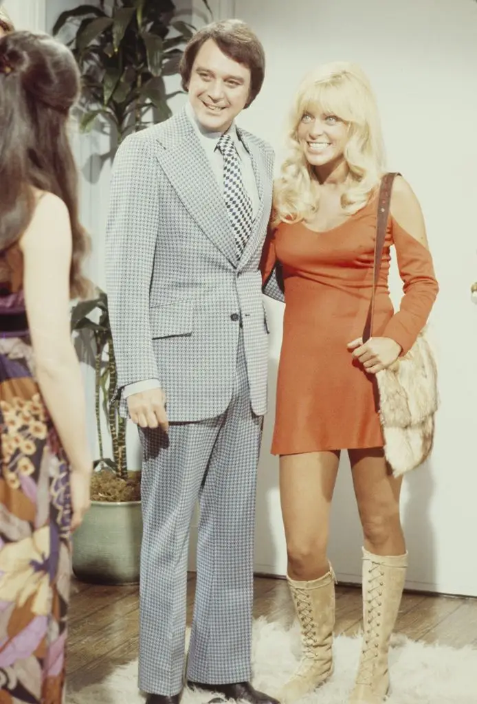 Pleasure Harmon, 60s pin-up icon, dies aged 87 3 joy harmon orange dress