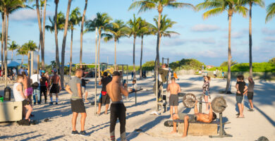 A new study reveals that Miami is the fourth most "muscled" city in the United States.