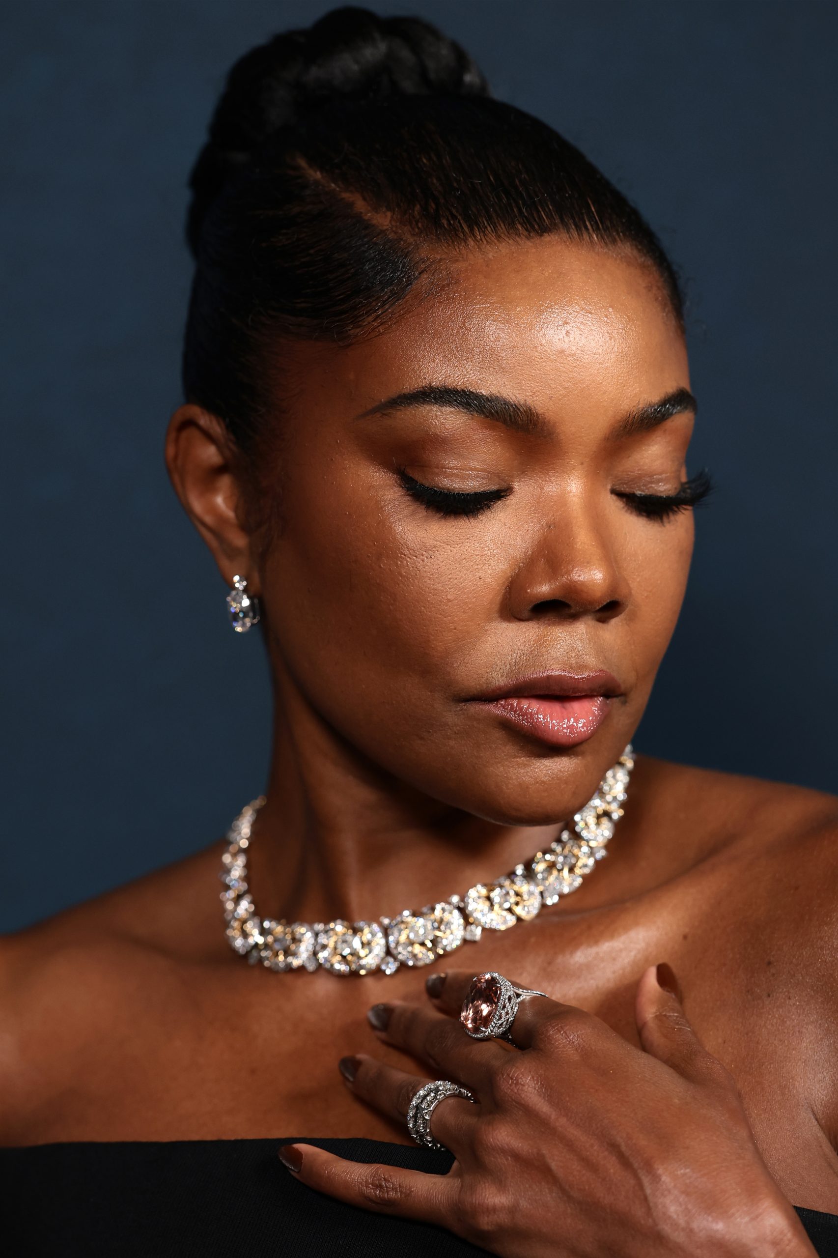 Exclusive: Gabrielle Union promotes classic beauty at Tiffany's Blue Book gala