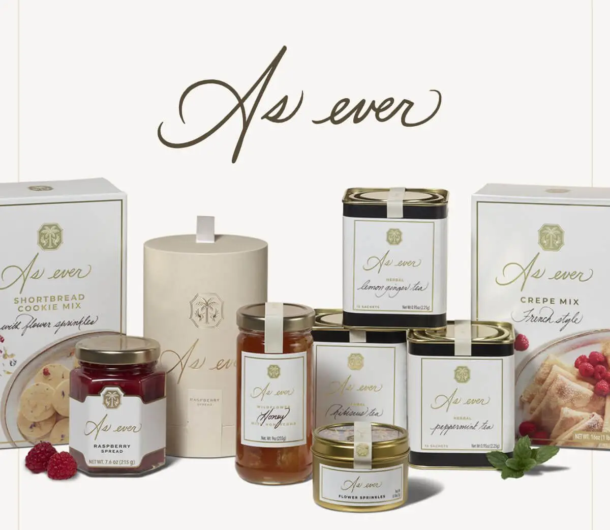 As always packaged food products 