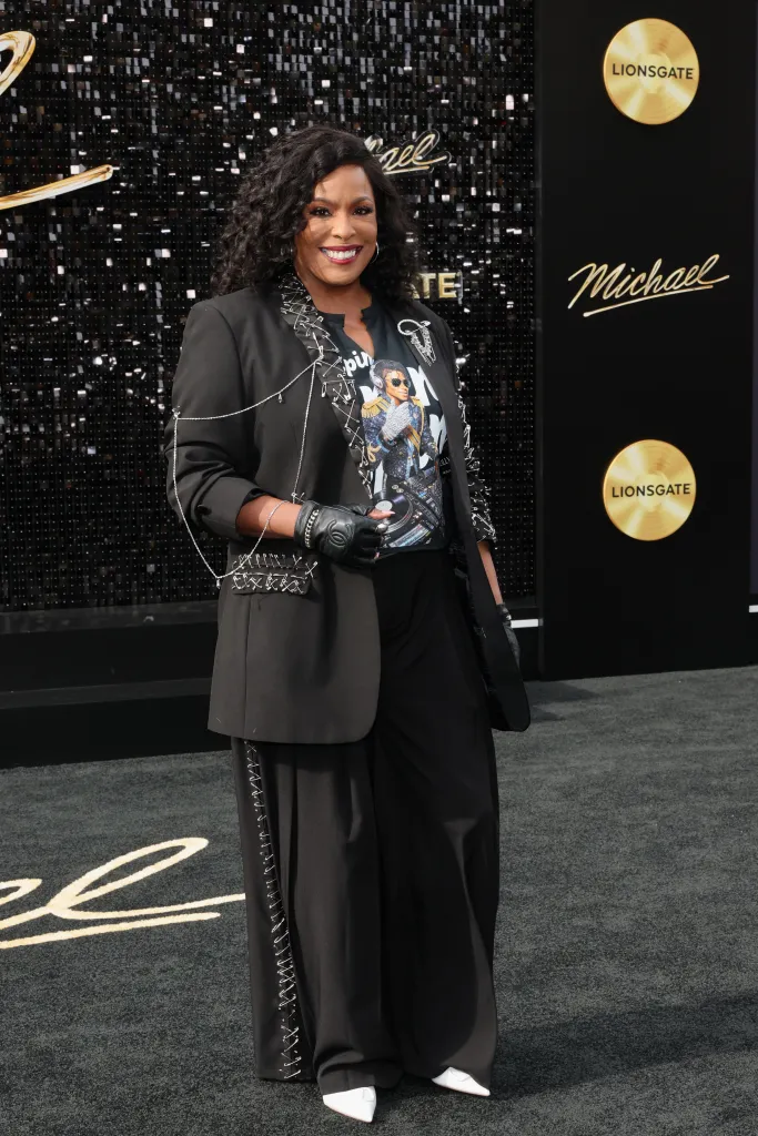 DJ Spinderella attends the "Michael" first