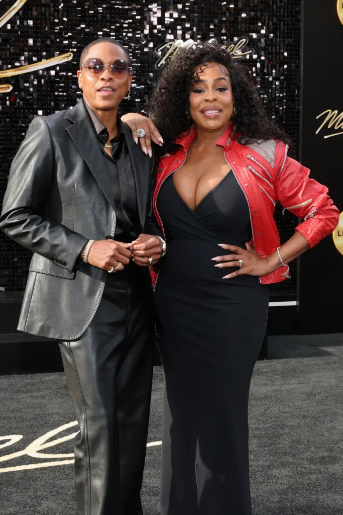 Jessica Betts and Niecy Nash attend the "Michael" first