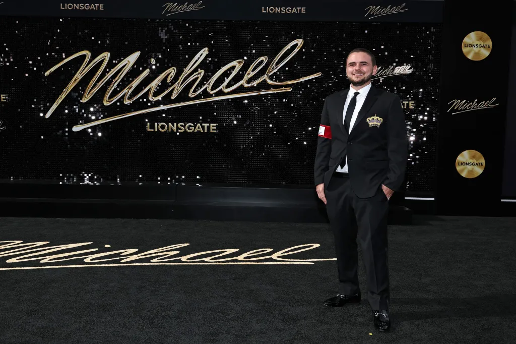 Prince Jackson attends the "Michael" first