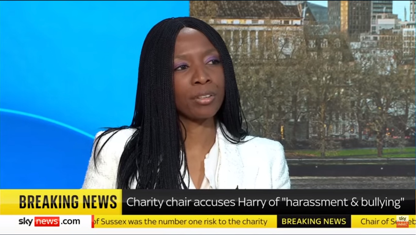 Sentebale claims to make use of 'exterior funding' to sue Prince Harry and Mark Dyer 1 sophie chandauka sky news 1