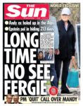 sun cover sarah ferguson missing fergie austria