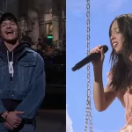 Connor Storrie and Olivia Rodrigo on 'Saturday Night Live.'
