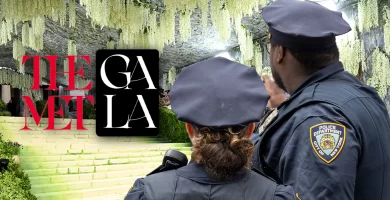 Protest attempt on Met Gala red carpet foiled, on video