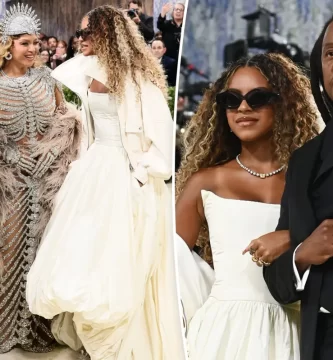 Blue Ivy ignores requests to remove sunglasses at Met Gala