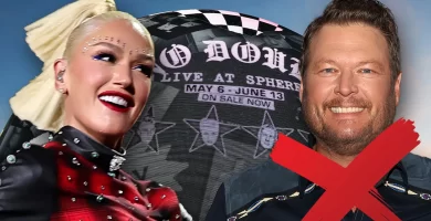 Blake Shelton misses Gwen Stefani's No Doubt Sphere opening evening 9 Blake Shelton misses Gwen Stefani's No Doubt Sphere opening night