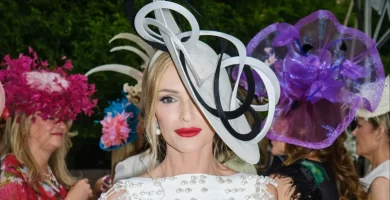 Socialites show off their fascinators at the “Hat Lunch”