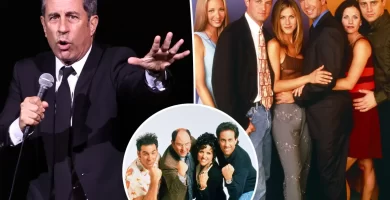 Jerry Seinfeld claims 'Friends' copied his sitcom 'Seinfeld'