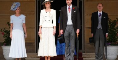 Princess Kate wore Self Portrait to her first palace backyard get together of 2026 5 Princess Kate wore Self Portrait to her first palace garden party of 2026