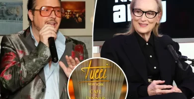 Max Tucci has fierce phrases for Meryl Streep after she advised he pay Stanley Tucci for his restaurant 9 Max Tucci has fierce words for Meryl Streep after she suggested he pay Stanley Tucci for his restaurant