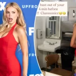 Brooks Nader narrowly avoids wardrobe malfunction minutes before 'Baywatch' red carpet restart
