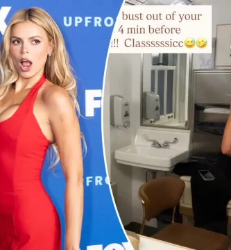 Brooks Nader narrowly avoids wardrobe malfunction minutes earlier than 'Baywatch' purple carpet restart 3 Brooks Nader narrowly avoids wardrobe malfunction minutes before 'Baywatch' red carpet restart