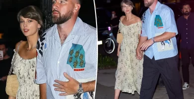 Taylor Swift and Travis Kelce enjoy dinner in New York