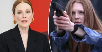 Julianne Moore criticized for saying she avoids movies with 'explosions and weapons' 40 Julianne Moore criticized for saying she avoids films with 'explosions and guns'