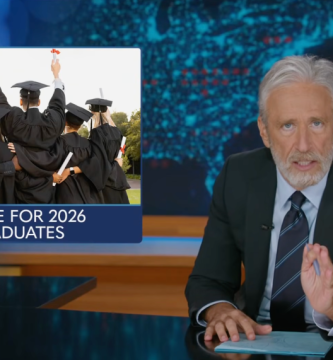 Jon Stewart Gives Graduates a Crash Course in Hiring 'The Trump Way'
