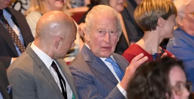 King Charles applauded during his surprise appearance