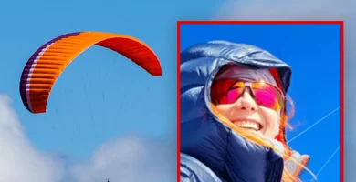 Paraglider lands miraculously unharmed after being crushed by plane, video