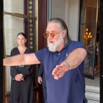 Russell Crowe warns autograph seekers to behave outside Paris hotel