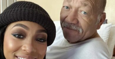 Monica mourns the loss of her father: