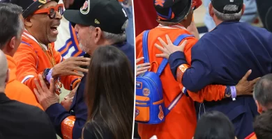 Knicks championship miraculously cures James Dolan, Spike Lee feud