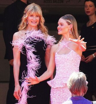 "Laura Dern and her bangs are filming 'The White Lotus' in Cannes" links