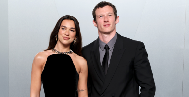 Dua Lipa and Callum Turner
