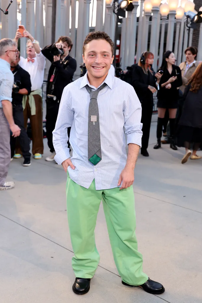Jake Shane attends the Dior 2027 Cruise collection show at the Los Angeles County Museum of Art