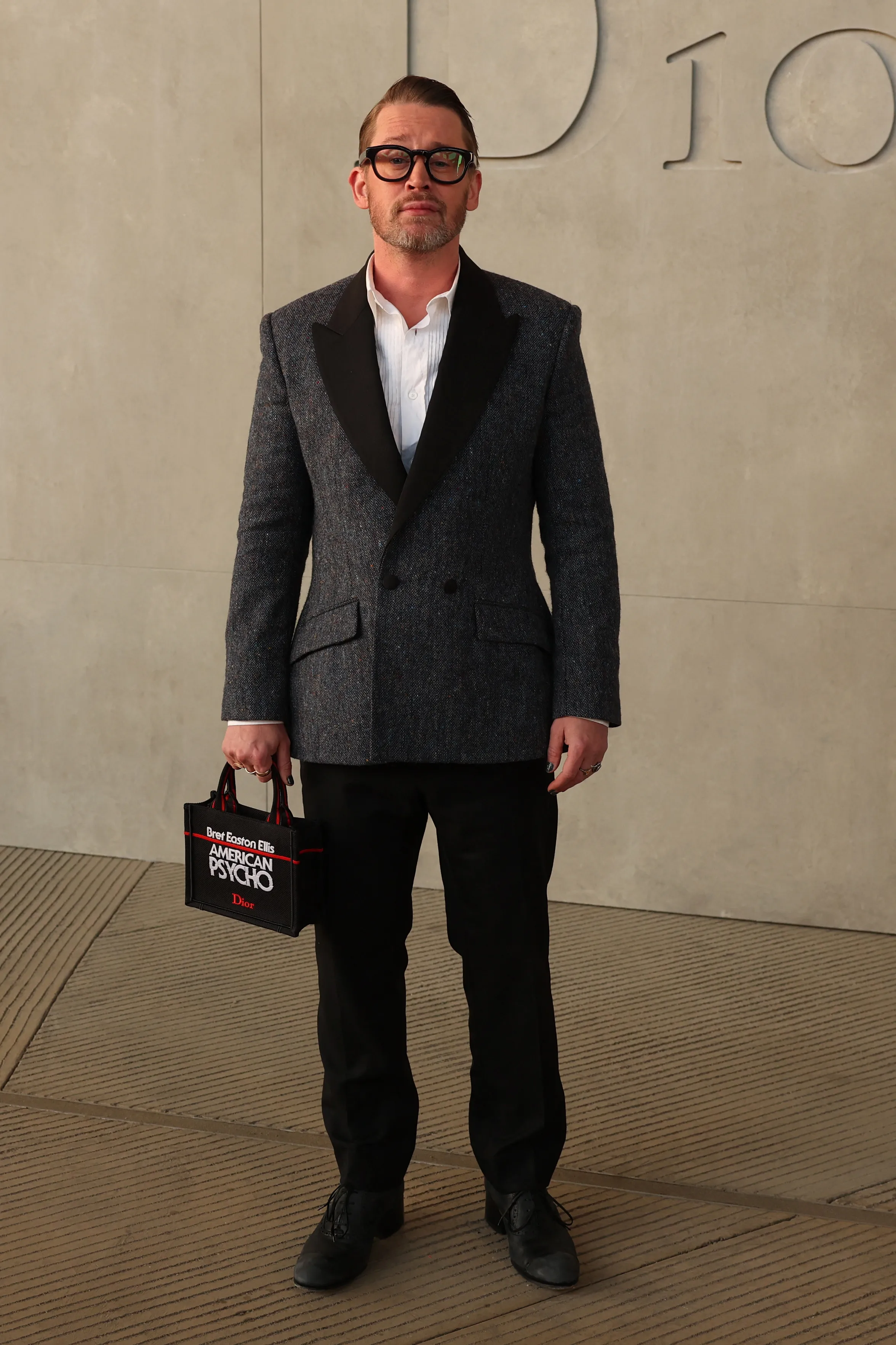 Macaulay Culkin attends the Dior 2027 Cruise collection show at the Los Angeles County Museum of Art