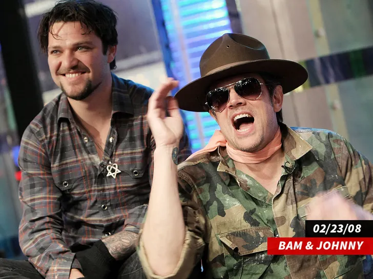 Bam Margera and Johnny Knoxville