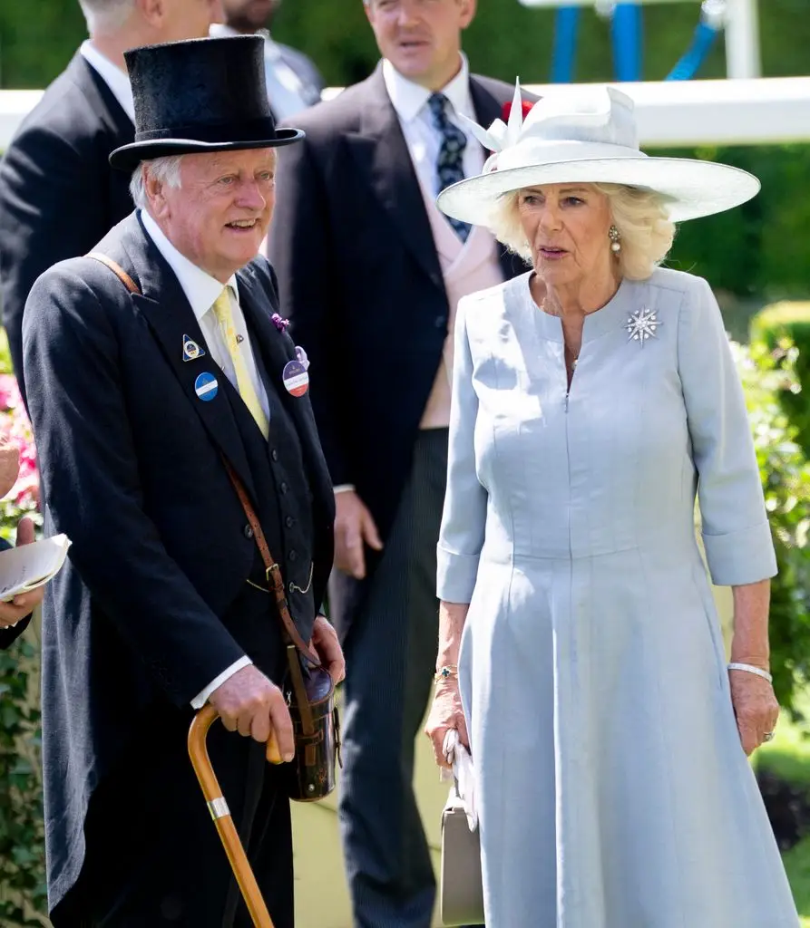 Queen Camilla comes nose to nose with ex-husband Andrew Parker Bowles at equestrian occasion 1 Camilla and Andrew Parker Bowles divorced in 1995