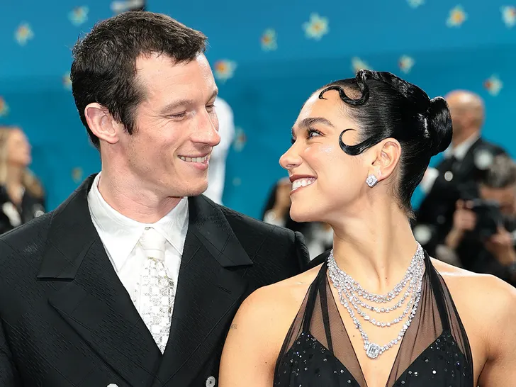 Dua Lipa marries Callum Turner in small city corridor ceremony 3 Dua Lipa and Callum Turner together