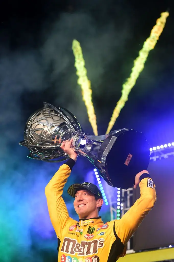 NASCAR legend Kyle Busch's reason behind dying revealed after heartbreaking discovery 1 Kyle Busch, driver of the No. 18 M&M's Toyota, celebrates at Victory Lane after winning the Monster Energy NASCAR Cup Series Ford EcoBoost 400 and the Monster Energy NASCAR Cup Series Championship at Homestead Speedway on November 17, 2019 in Homestead, Florida. (Photo by Jared C. Tilton/Getty Images)
