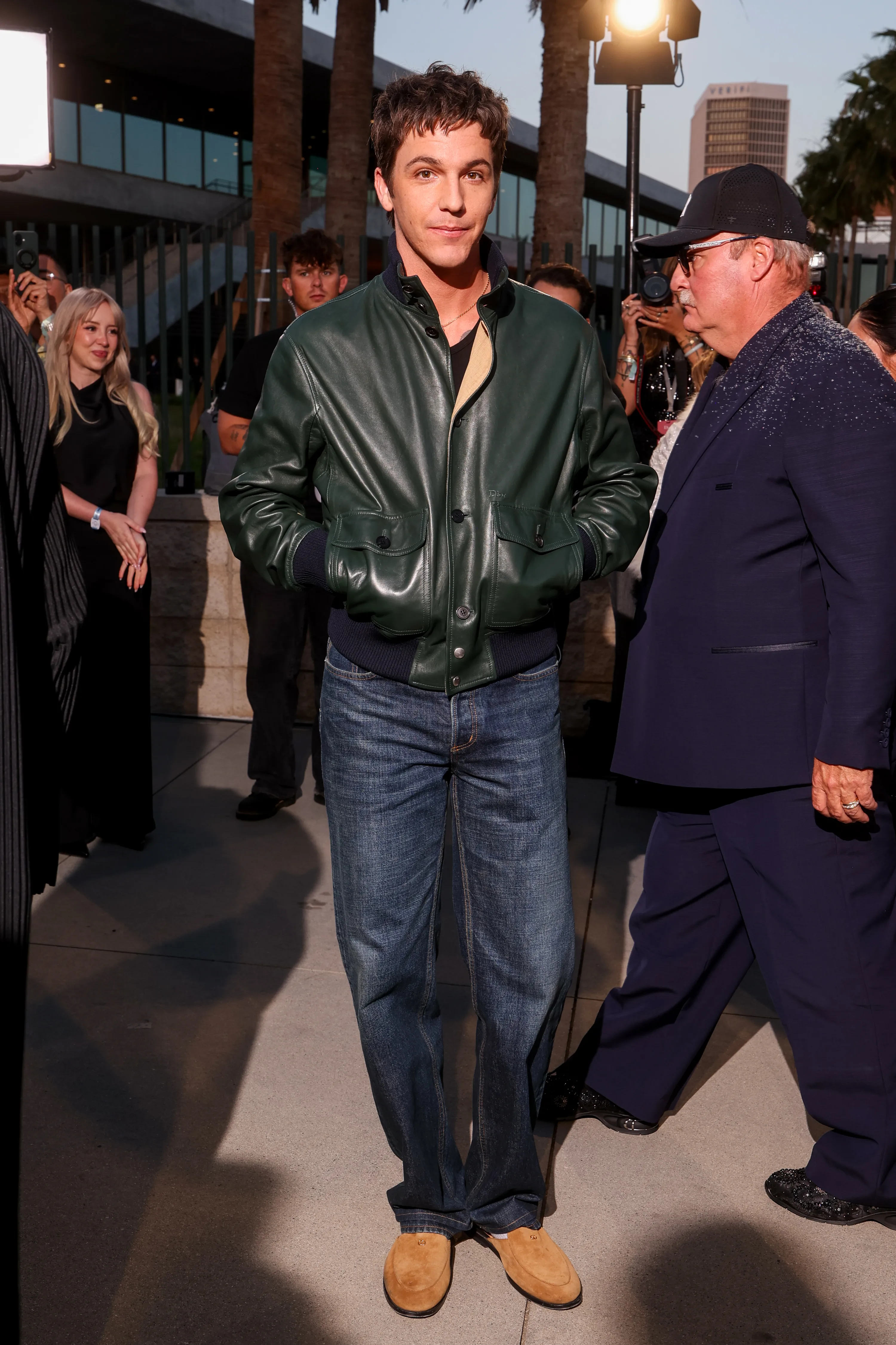 Role Model attends the Dior 2027 Cruise Collection fashion show at the Los Angeles County Museum of Art