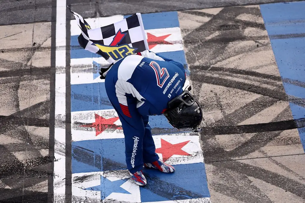 NASCAR legend Kyle Busch's reason behind dying revealed after heartbreaking discovery 2 Kyle Busch, driver of the No. 7 HendrickCars.com Chevrolet, bows after winning the NASCAR Craftsman Truck Series ECOSAVE 200 at Dover Motor Speedway on May 15, 2026 in Dover, Delaware. (Photo by Meg Oliphant/Getty Images)