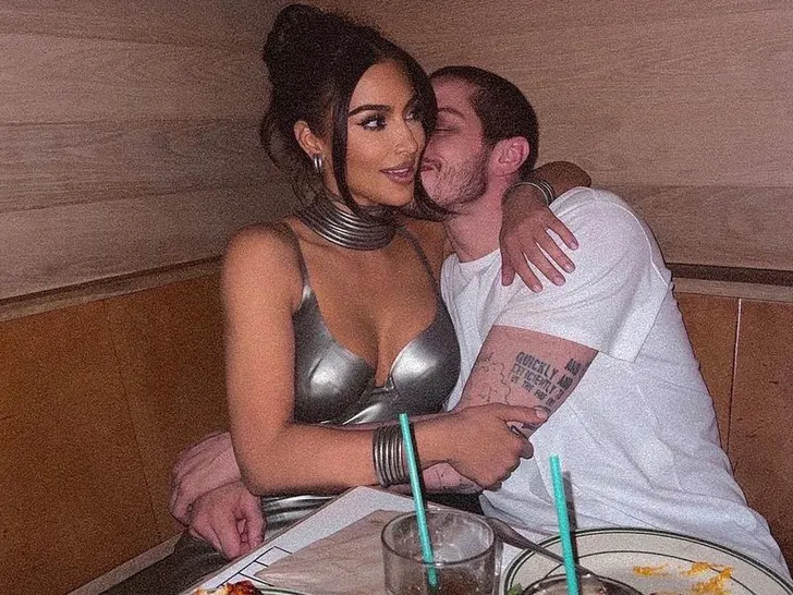 Kim Kardashian and Pete Davidson together