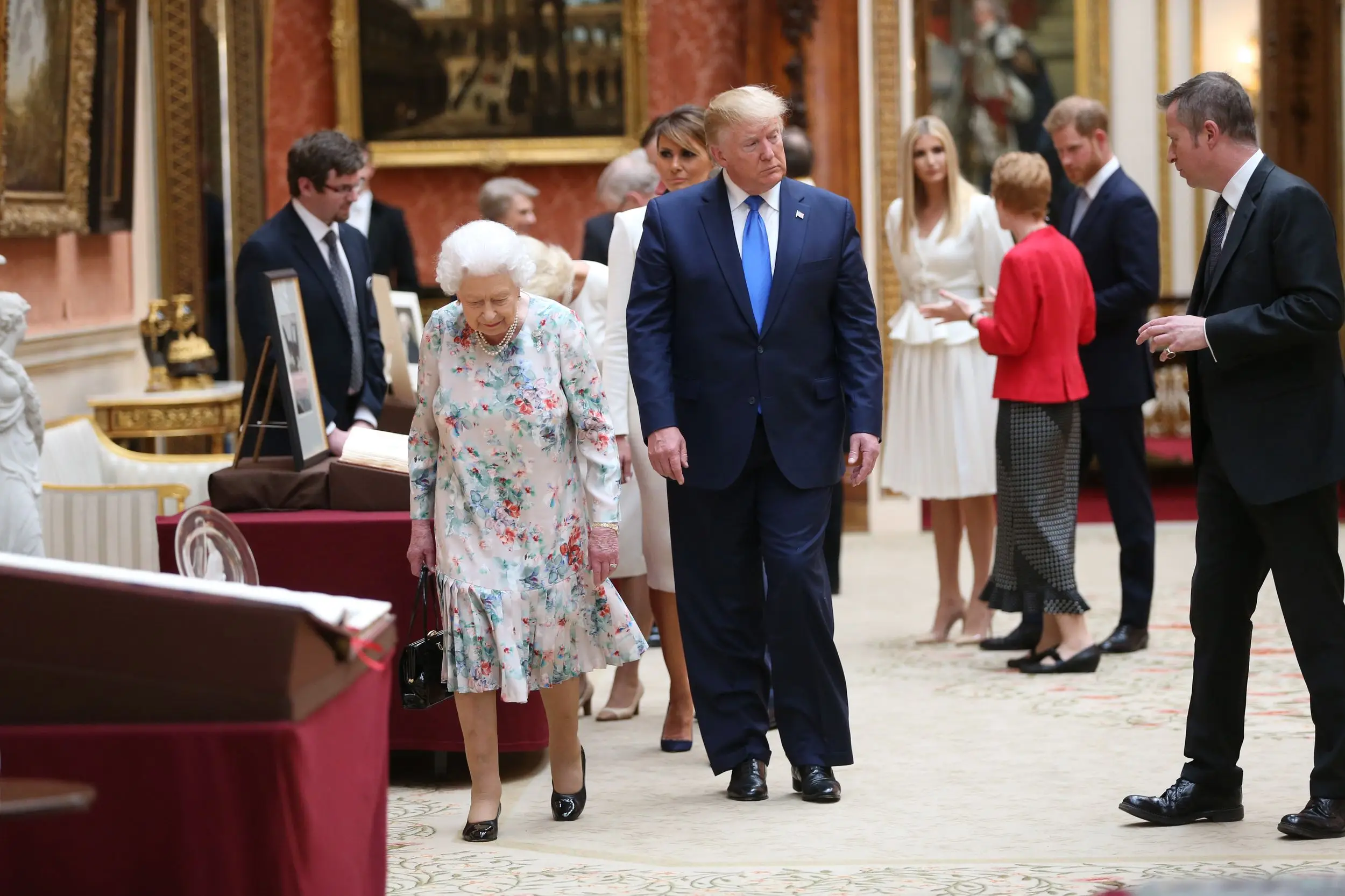 A Historical past and Rationalization of President Trump and Prince Harry's Very Public Feud 1 Prince Harry (seen with Ivanka Trump) made an appearance during the president's first state visit to the United Kingdom in 2019.