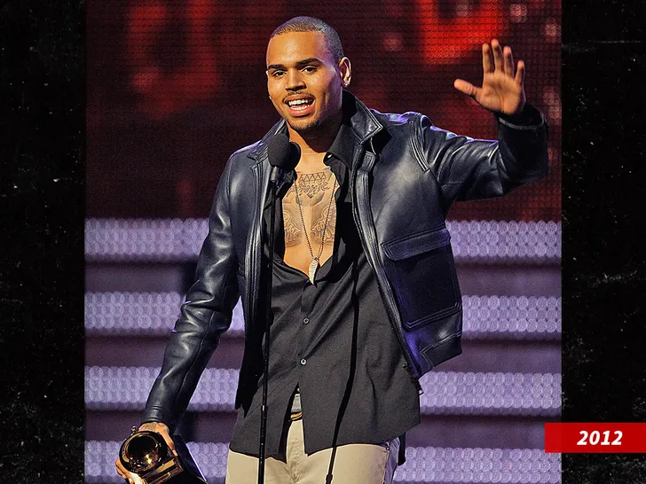 Chris Brown Grammy 2012 Getty 