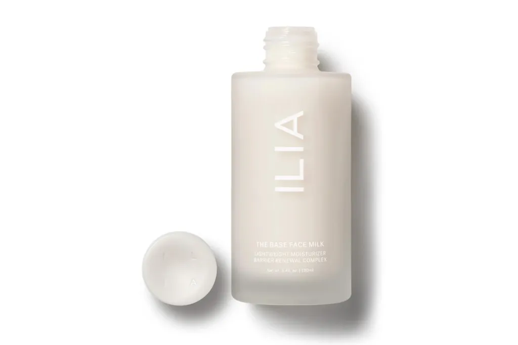 Ilia's Mates & Household Sale Presents Up To 25% Off Superstar-Favourite Magnificence Buys 5 ILIA The Base Face Milk bottle, a light moisturizer.