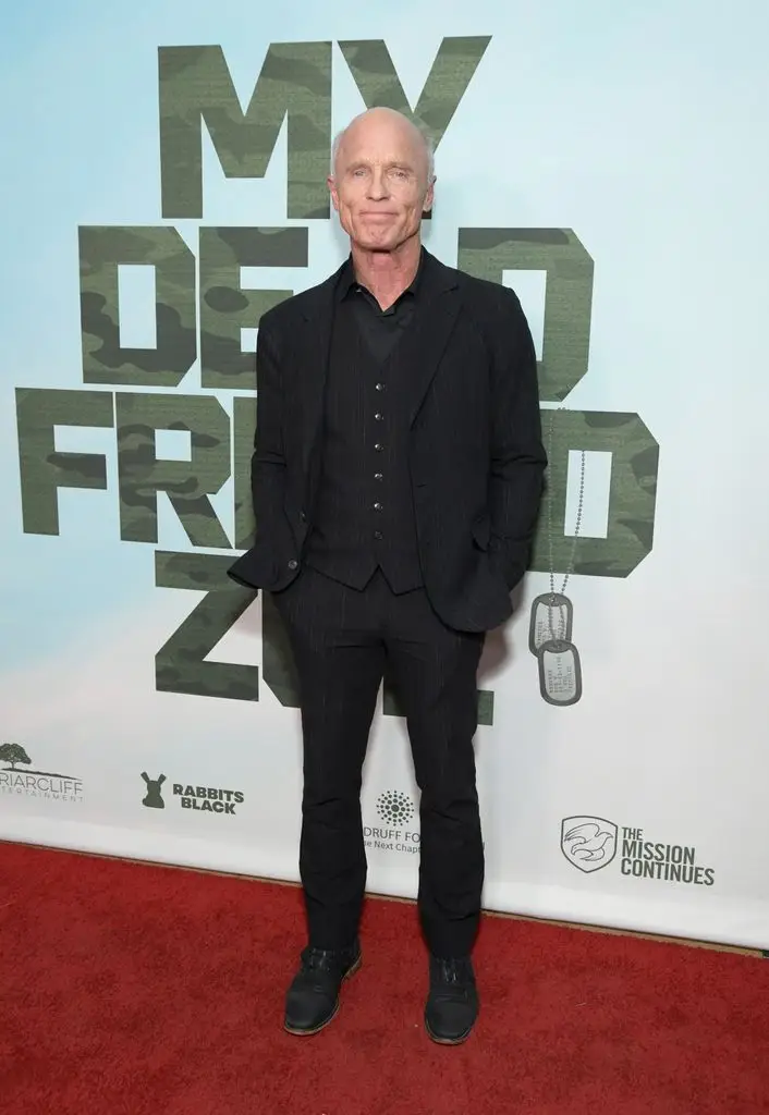 Ed Harris attends a special Los Angeles screening "My dead friend Zoe" at Hollywood Legion Theater on February 24, 2025 in Los Angeles, California