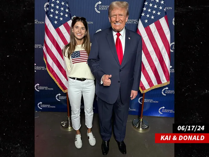 Kai and Donald Trump under