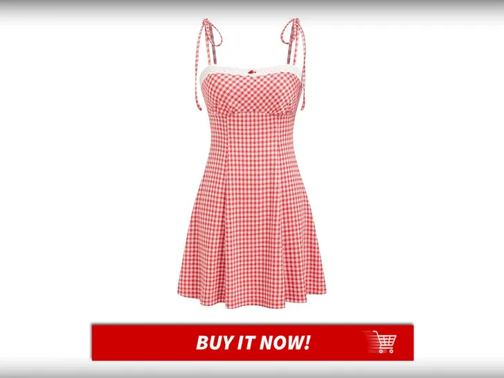 Sabrina Carpenter's Birthday: Rejoice With These Merchandise 6 Cider-Women-Summer-Vichy-Dress-Sabrina-Carpenter-Bday-HAND