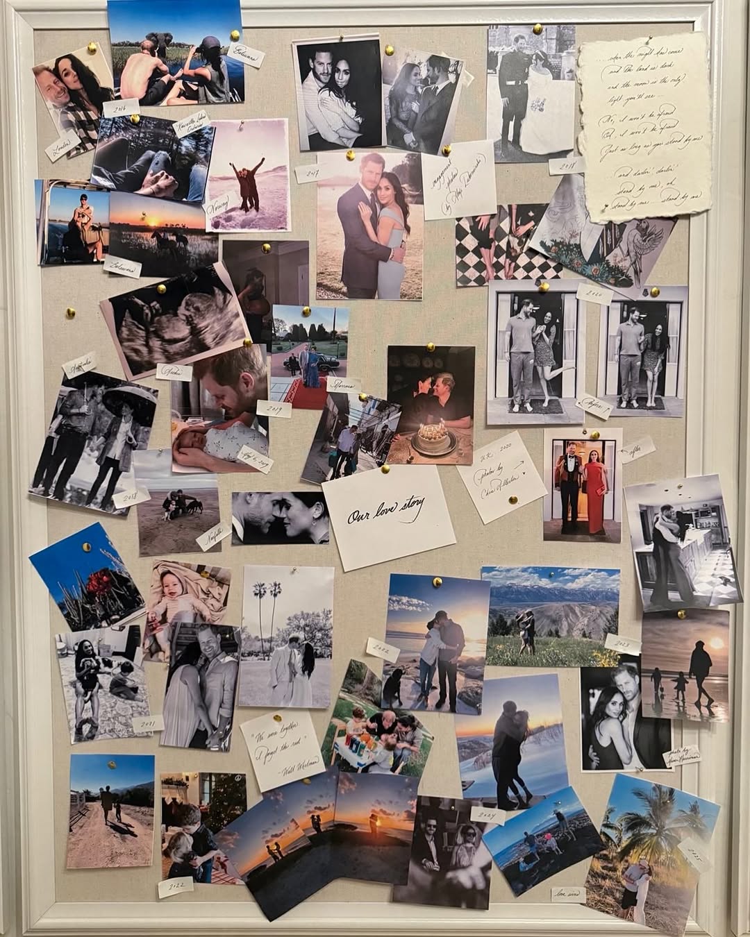Duchess Meghan solely celebrated her birthday to advertise her candles! 2 meghan anniversary mood board